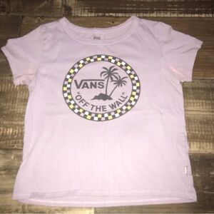 * 3/$15* Juniors Womens Vans Mini Cropped Tee Top Shirt Small